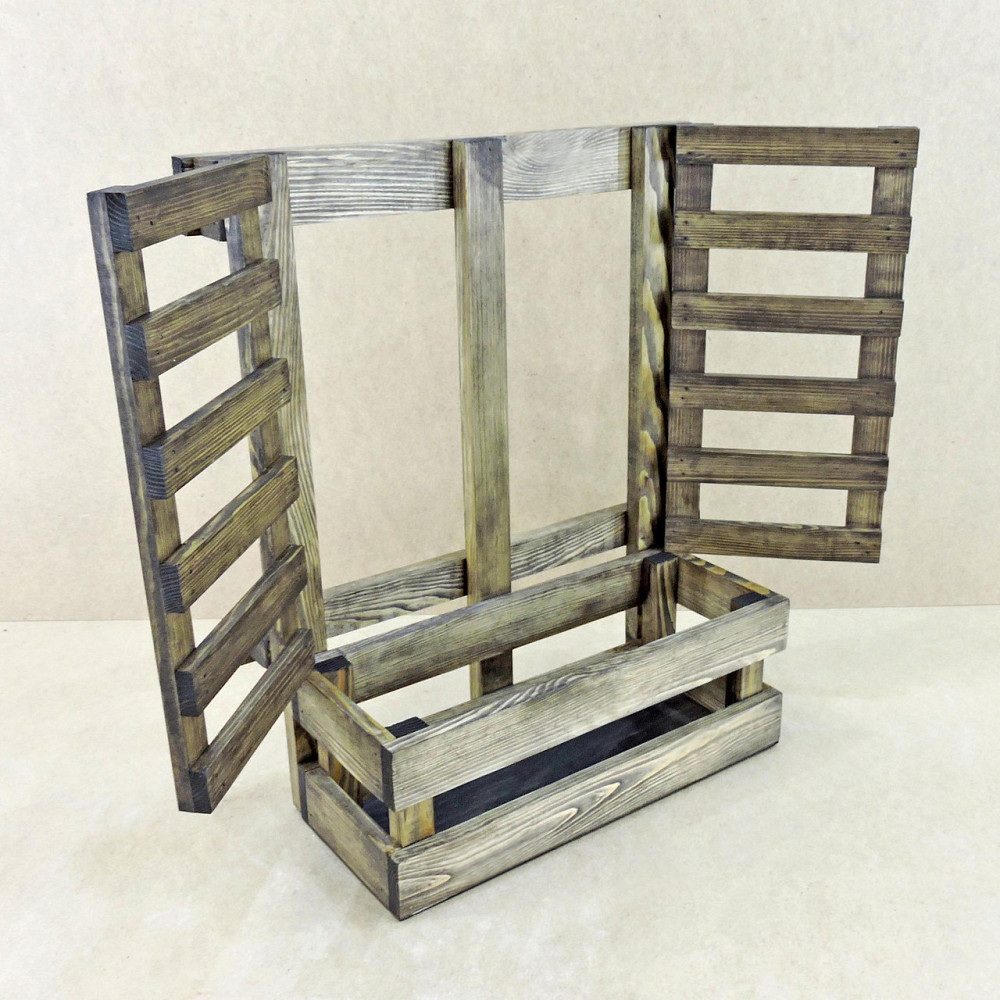 Полиця настінна для квітів "Лімейра" капучино Миколаїв - фото 2