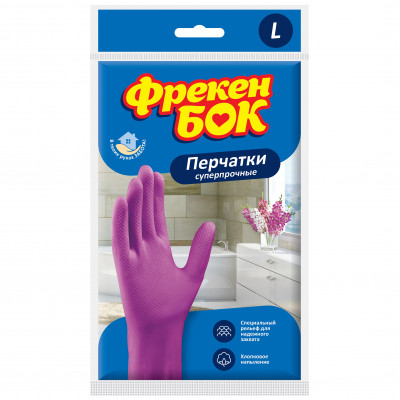 Рукавички господарські Фрекен БОК універсальні суперміцні L 1 пара (4820048480277) Вінниця - фото 1