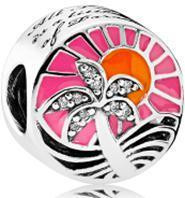 Срібна намистина Пандора  "Тропічний захід сонця" 792116ENMX MasterSem Київ - фото 1