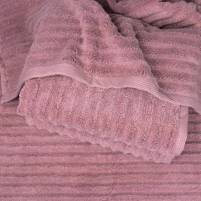 Полотенце махровое GM Textile 50x90см Премиум качества Зеро Твист 550г/м2 (Пудра) Сумы - изображение 2