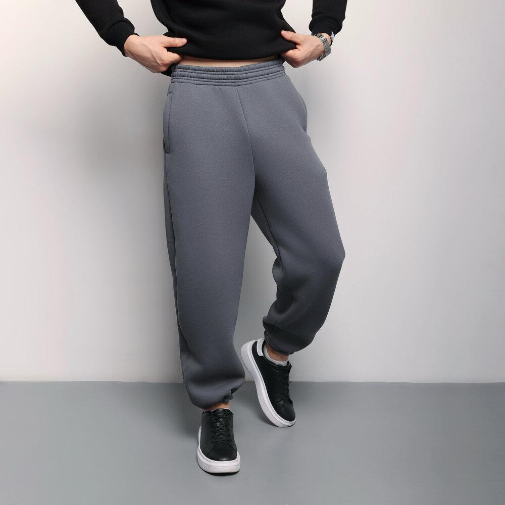 Джоггеры мужские тринитка начес темно-серые. Джоггеры мужские Pobedov Move темно-серые. Киев - изображение 14