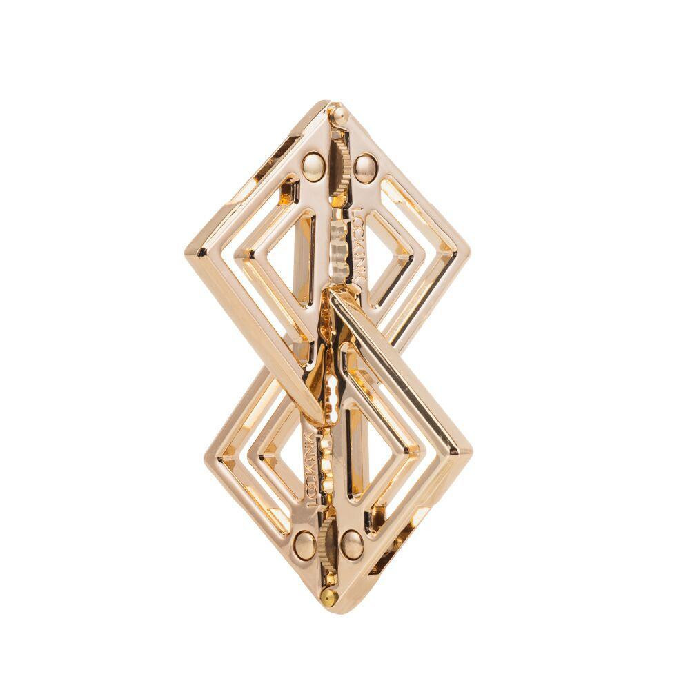 Затискачі для сосків із важкою підвіскою LOCKINK Adjustable Nipple Clamps with Heavy Pendant — Golden Sex Aura Київ - фото 7