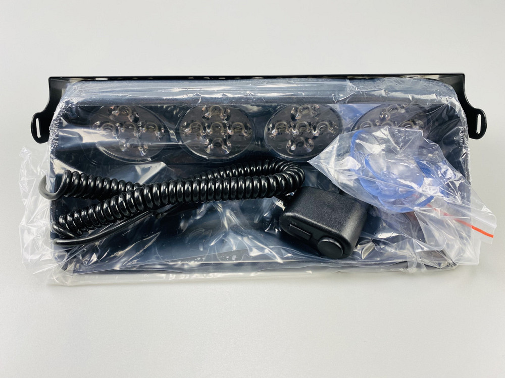 Маячок проблисковий S21 стробоскоп автомобільний 9-80V 20 led діодів білий спалах, стробоскоп під скло Мукачево - фото 8