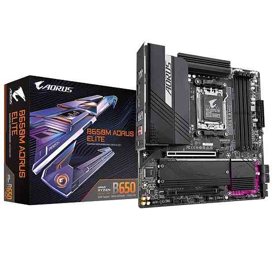 Материнська плата Gigabyte B650M Aorus Elite Socket AM5 ( 16797 ) Харьков