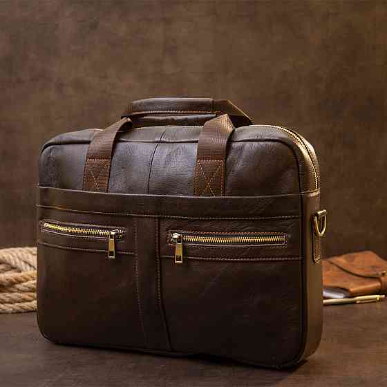 Сумка для ноутбука Vintage 20453 Коричневая Киев