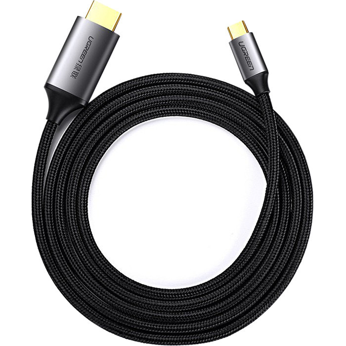 Перехідник UGreen USB-C to HDMI MM142 50570 (Сірий, 1.5 м) Миколаїв - фото 3