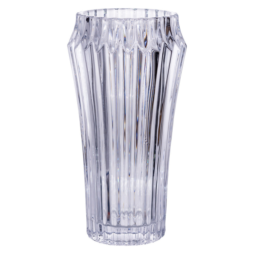 Ваза для квітів зі скла 28.5 (см) декоративна прозора ваза з товстого скла 1.8 (л) HP-19-141-1 Київ - фото 3