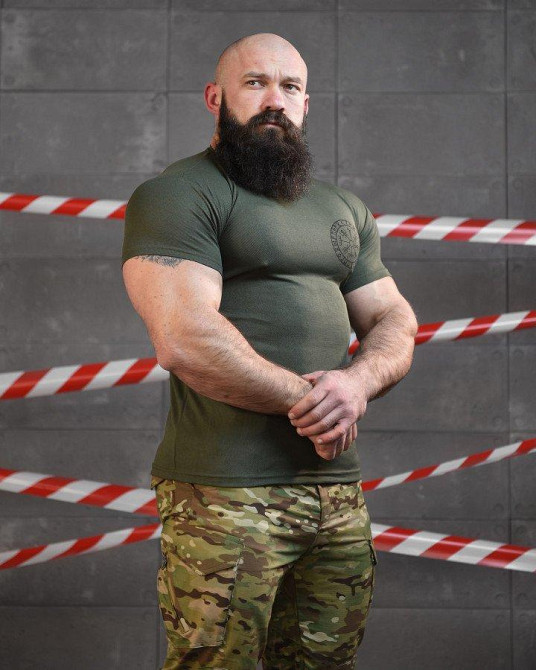 Тактическая потоотводящая футболка SABUR РУНЫ ОЛИВА  ВТ6563 Одесса - изображение 10