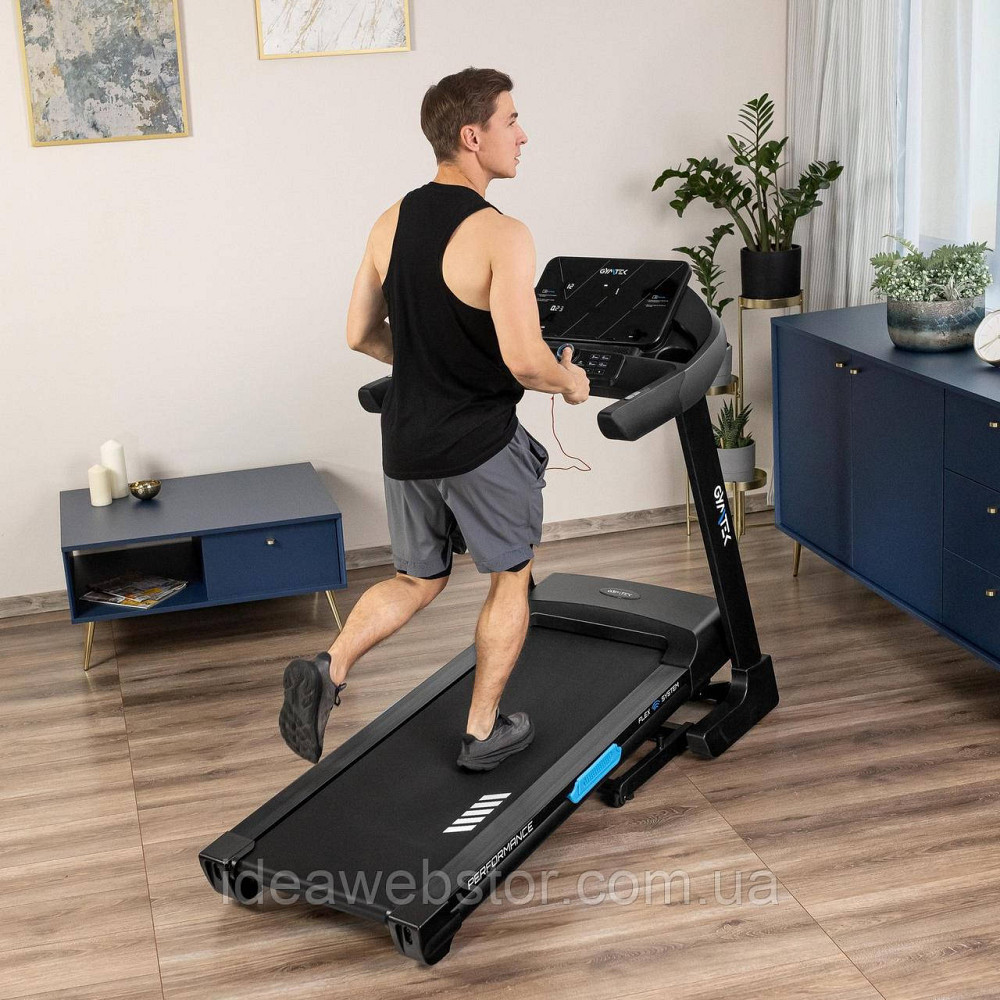 Беговая дорожка GYMTEK XT800 электрическая складная для дома 18 км/ч наклон 15% амортизация двигатель 3.25 к.с. нагрузка до 150 кг Киев - изображение 15