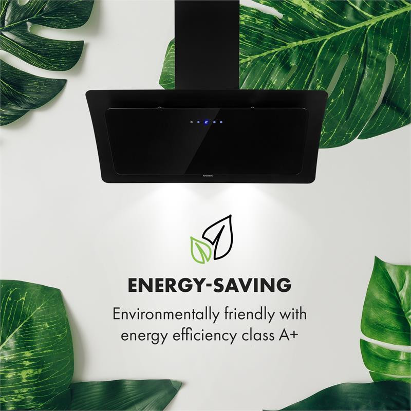 Вытяжка Arianna 90 см 560 м³/ч сенсорная панель управления EEC A+ черная 90 см (Германия, читать описание) Ровно - изображение 5