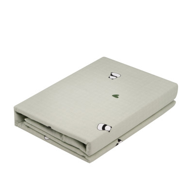 Постельное белье Ardesto Gloria сатин панды, зеленый евро 200х220 (ART2022PS) Винница - изображение 3