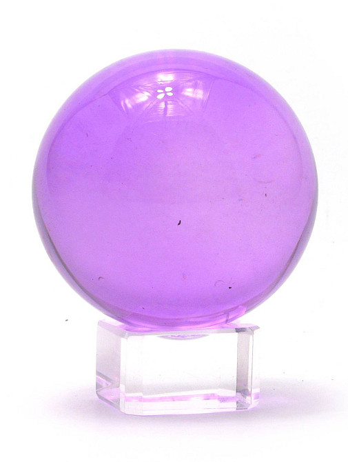 Шар из хрусталя фиолетовый Киев - изображение 1