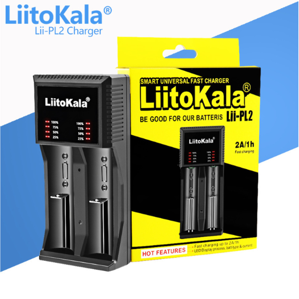 Універсальний зарядний пристрій LiitoKala Lii-PL2 EU на 2 канали Киев - изображение 2