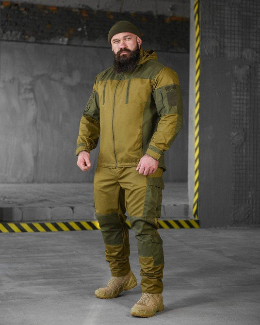 Весенний осенний тактический костюм горка хаки Одесса - изображение 11