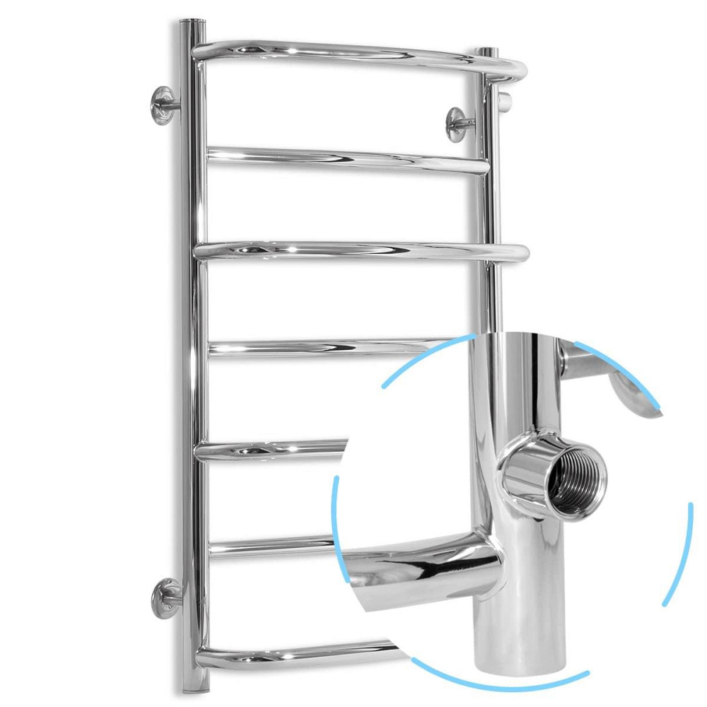 Водяной полотенцесушитель LARIS ЕВРОМИКС П7 450 Х 700 Киев - изображение 1