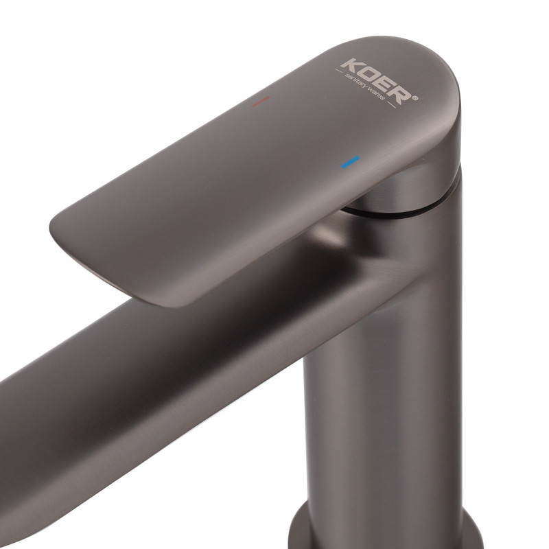 Змішувач для умивальника Koer KB-10028-07 (KR5292) стильний та якісний Харків - фото 3