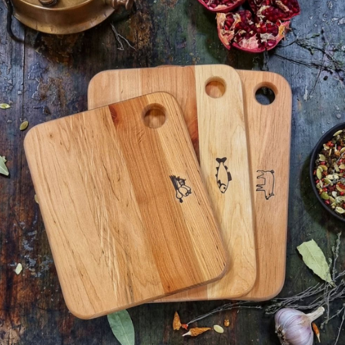 Набір дошок кухонних (овочі/риба/м'ясо) (3 дошки) 8912 Майстерня Житомир - изображение 3