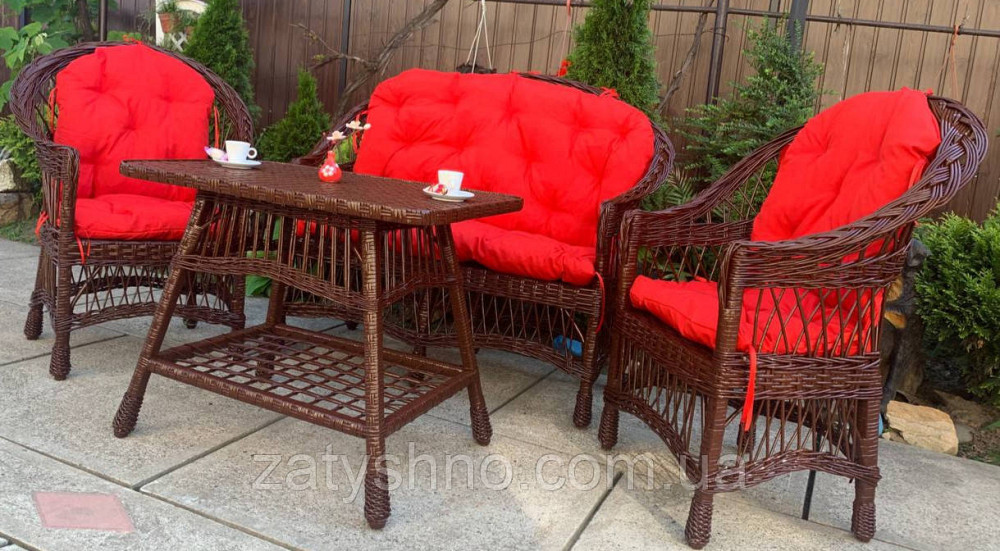 Набор плетеной мебели  из лозы Киев - изображение 6