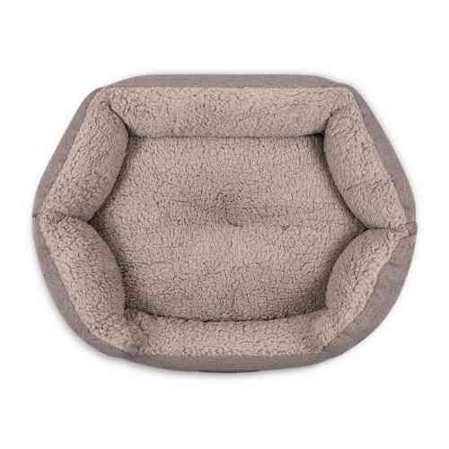 Лежак Pet Fashion BRIG для собак кавовий, 58*48*20 Киев