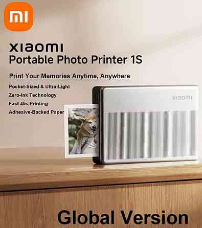 Кишеньковий фотопринтер Xiaomi 1S Wireless Bluetooth Therminal Print. Харків