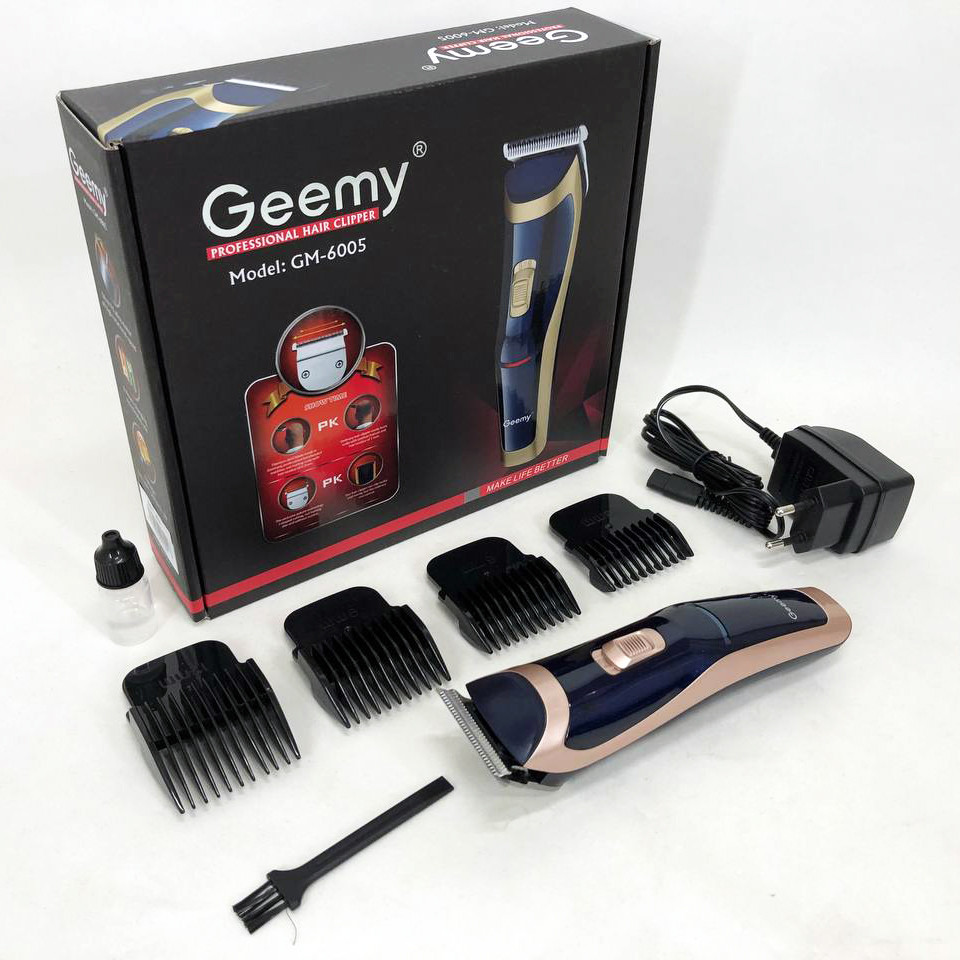 Професійна машинка для стрижки волосся та бороди Gemei GM-6005, Надійна машинка для стрижки DB-77 Львів - фото 14