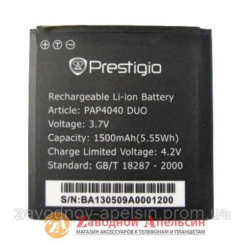 Акумулятор батарея Prestigio PAP 4040 Одеса - фото 1