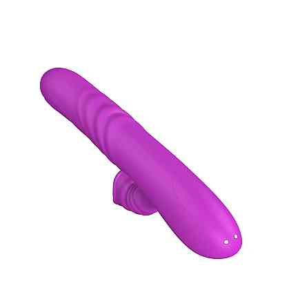 Вібратор Angelia, USB 3 functions of thrusting / 20 vibrations Purple Sex Aura Київ