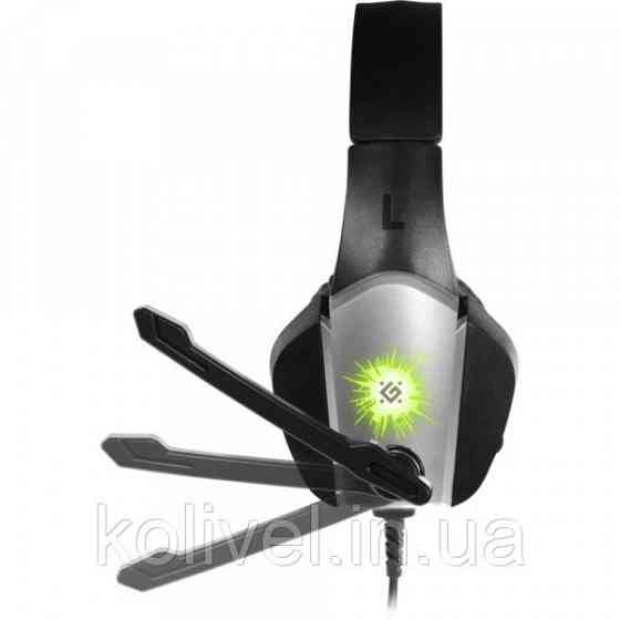 Ігрова гарнітура Defender X-Skull чорно-сіра, кабель 2.1 м (64585) Киев