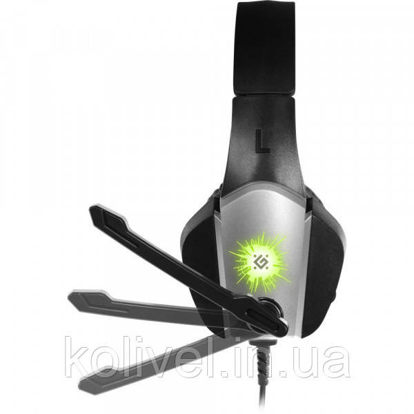 Ігрова гарнітура Defender X-Skull чорно-сіра, кабель 2.1 м (64585) Киев - изображение 5