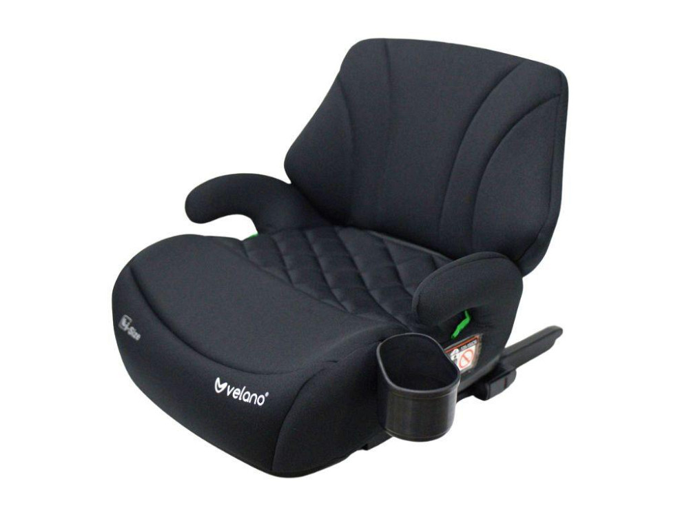 Бустер VELANO Gravo i-Size 125-150 см, ISOFIX + подстаканник, black Киев - изображение 3