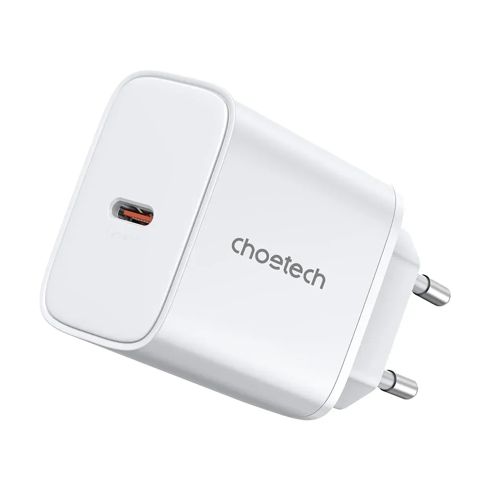 Мережевий зарядний пристрій Choetech PD3042 mini PD45W USB-C White (43-00156) Киев - изображение 2