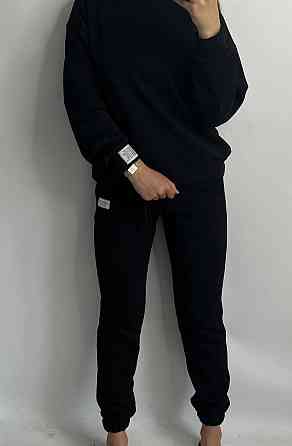 Костюм спортивний жіночий трикотажний Чорний XL/XXL Харків