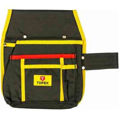 Сумка для інструмента Topex карман 4 гнiзда, петля для молотка (79R431) Вінниця