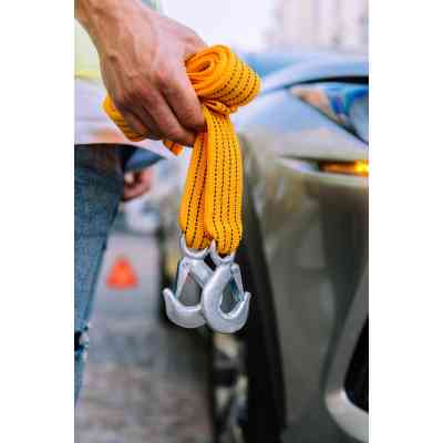 Набір техдопомоги Poputchik з вогнегасником ВП-2 "Аварійний" (ВП-2+Знак+Трос+Жилет) (33-019-IS) Вінниця