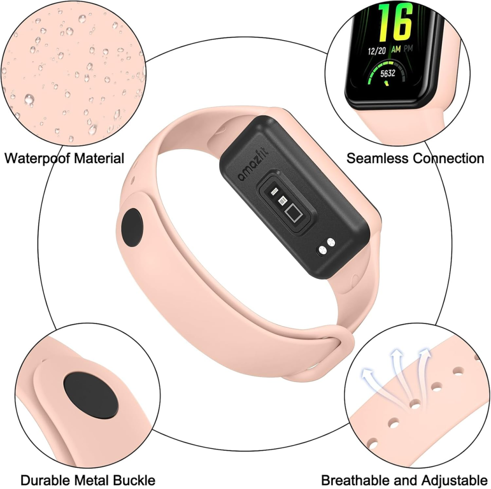 Фитнес-браслет Amazfit Band 7 Pink, AMOLED 1.47