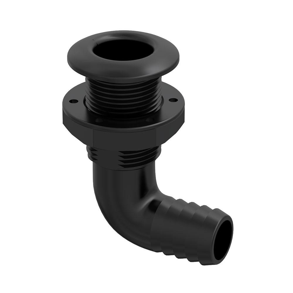Зливний штуцер кутовий SFTH2 1-1/4" чорний SFTH2-1250-02 Київ - фото 1