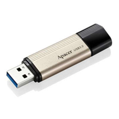 USB флеш накопитель Apacer 64GB AH353 Champagne Gold RP USB 3.0 (AP64GAH353C-1) Винница - изображение 3