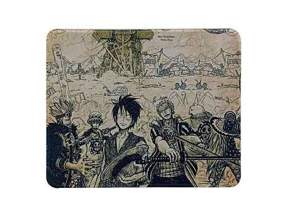Коврик для мышки 250x210мм аниме One Piece 2, антискользящее основание ТМ Gerlax Киев