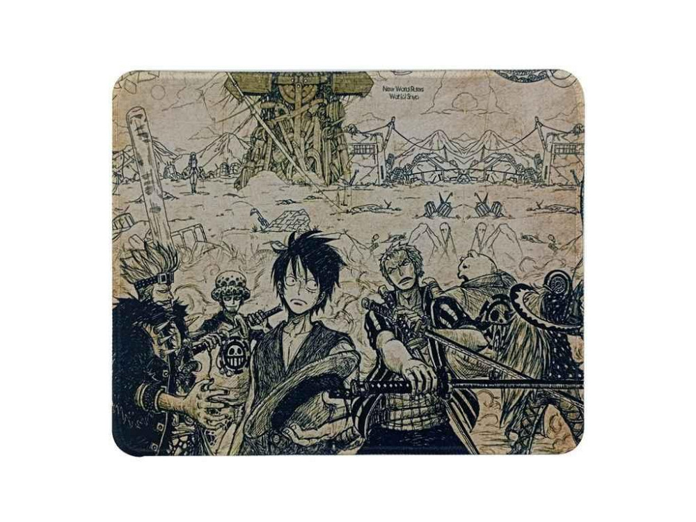Коврик для мышки 250x210мм аниме One Piece 2, антискользящее основание ТМ Gerlax Киев - изображение 1