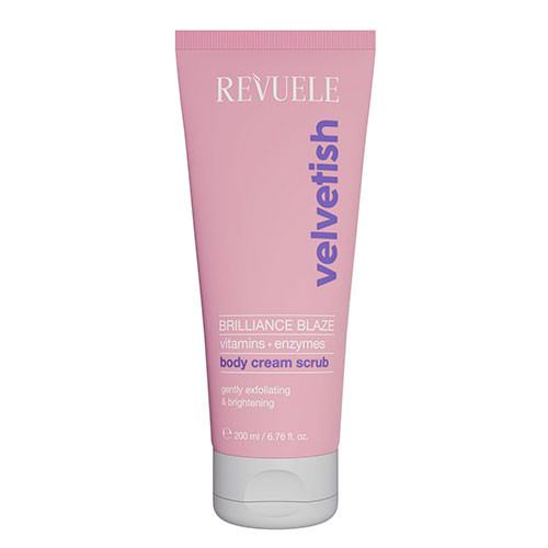 Скраб для тела Brilliance Blaze с витаминами и энзимами Velvetish Revuele 200 мл Киев - изображение 1