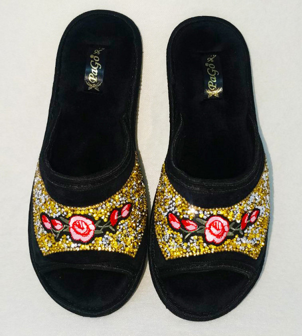 Тапки женские домашние открытые  