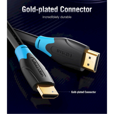 Кабель HDMI M - M, 5.0 м, V1.4, 4K 60Гц, PVC Vention Винница - изображение 2