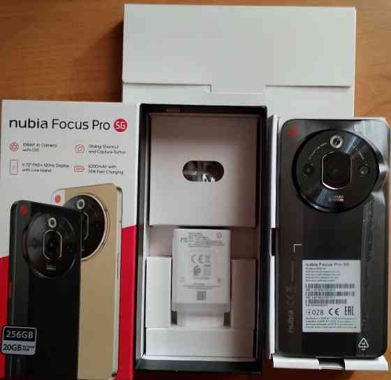 Смартфон Nubia Focus Pro 5G 8/256Gb Black. Київ