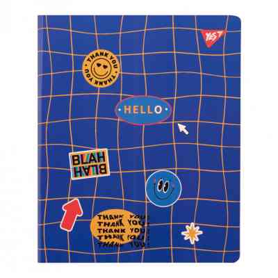 Блокнот Yes А5 50 арк cпіраль Sticky mood клітинка (151856) Вінниця