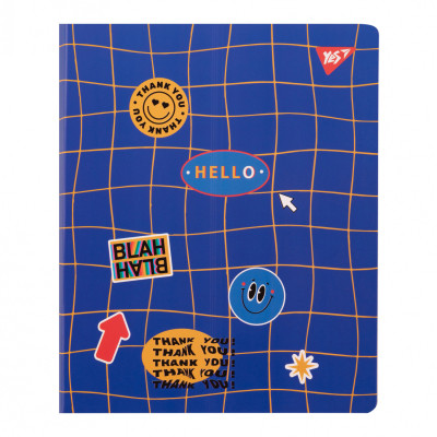 Блокнот Yes А5 50 арк cпіраль Sticky mood клітинка (151856) Вінниця - фото 1