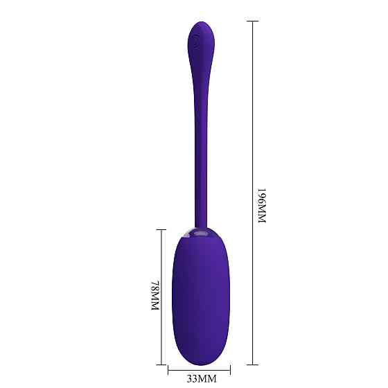 Виброяйцо PRETTY LOVE JULIUS EGG Purple 12 function vibrations Sex Aura Киев
