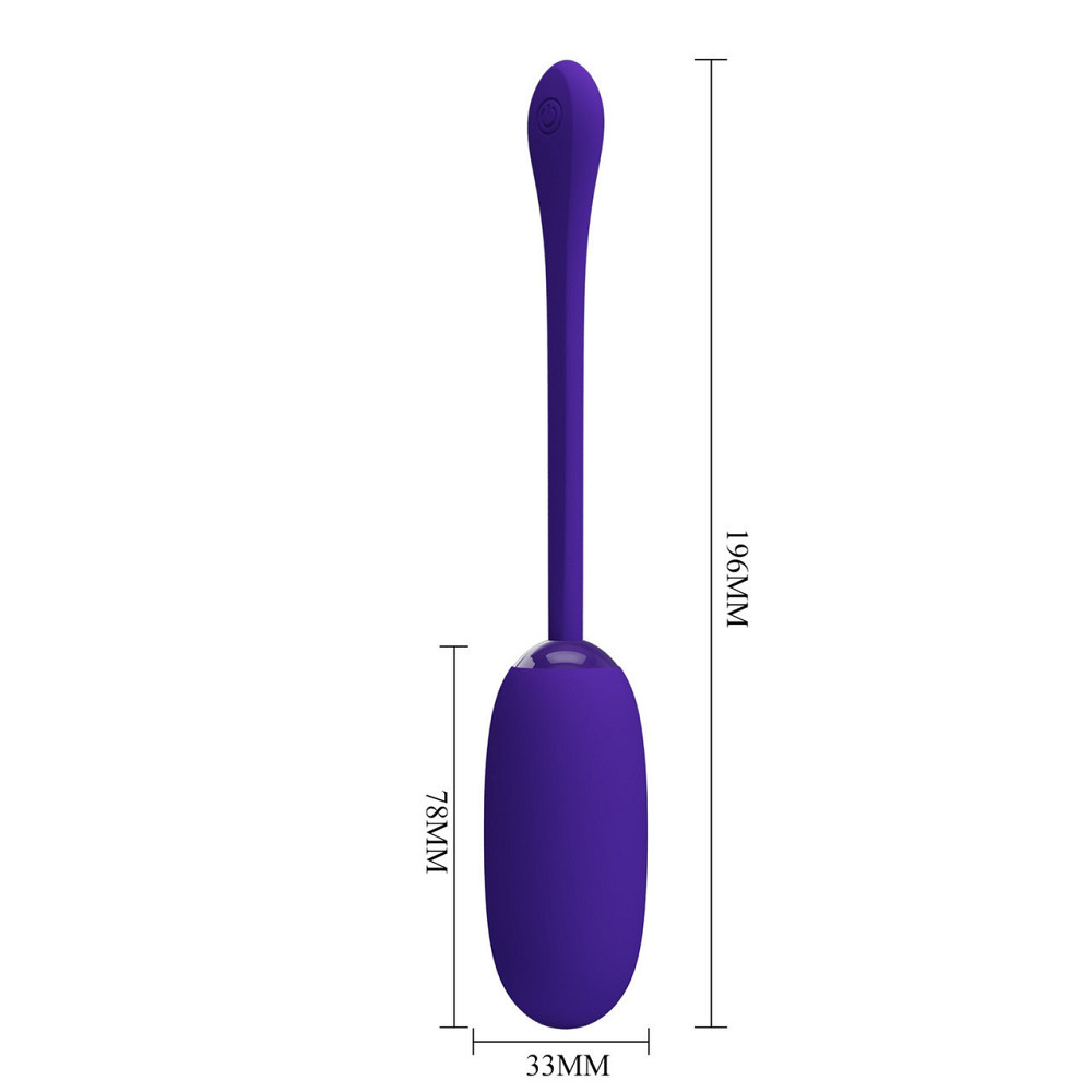 Виброяйцо PRETTY LOVE JULIUS EGG Purple 12 function vibrations Sex Aura Киев - изображение 3