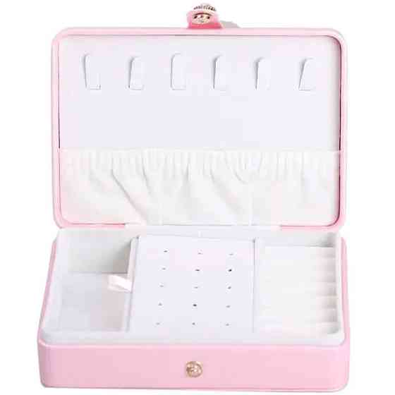 Шкатулка для украшений из эко кожи 16×11×4.7 см органайзер для ювелирных изделий HP-5-30P Киев