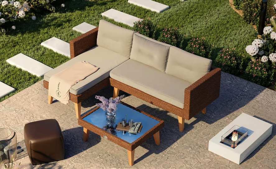 Комплект меблів для саду Di Volio Imola коричневий Київ - фото 4