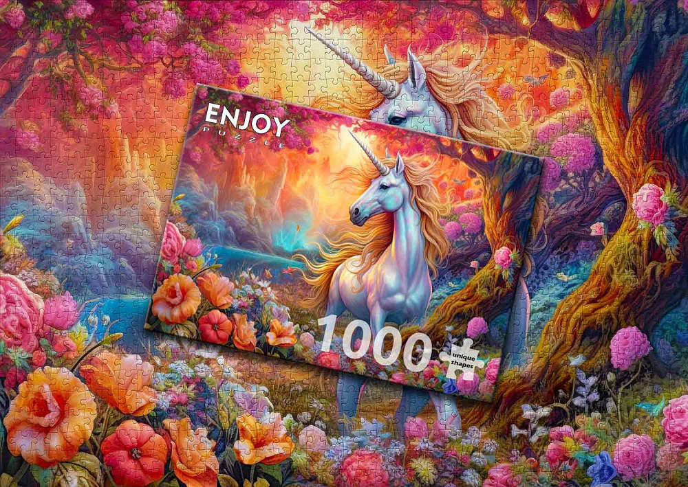 Пазл Єдиноріг зачарованої гармонії - Enchanted Harmony Unicorn (Enjoy-2185) Киев - изображение 6